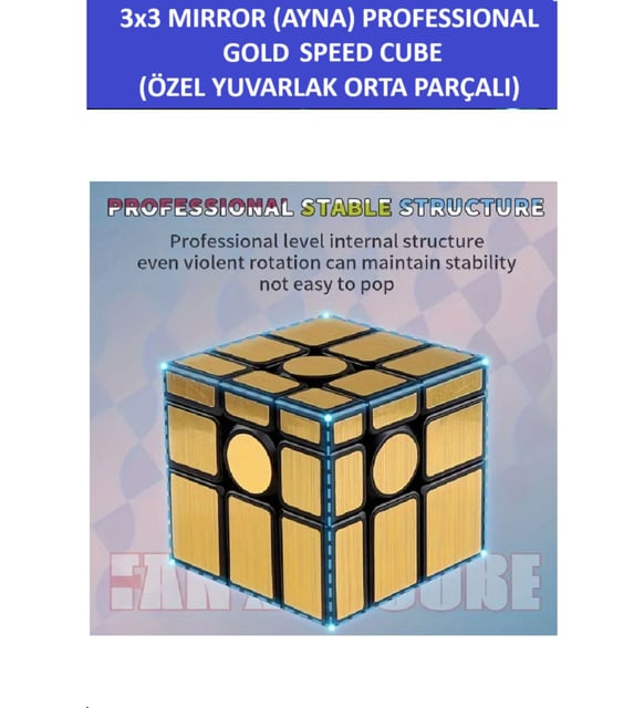 FanXin 3x3 Mirror Cube (Gold Variant)
