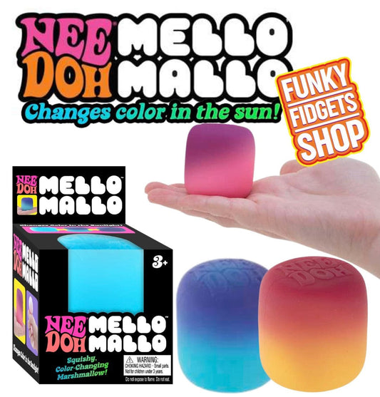 NeeDoh Mello Mallo 
Changes color (Original NeeDoh)