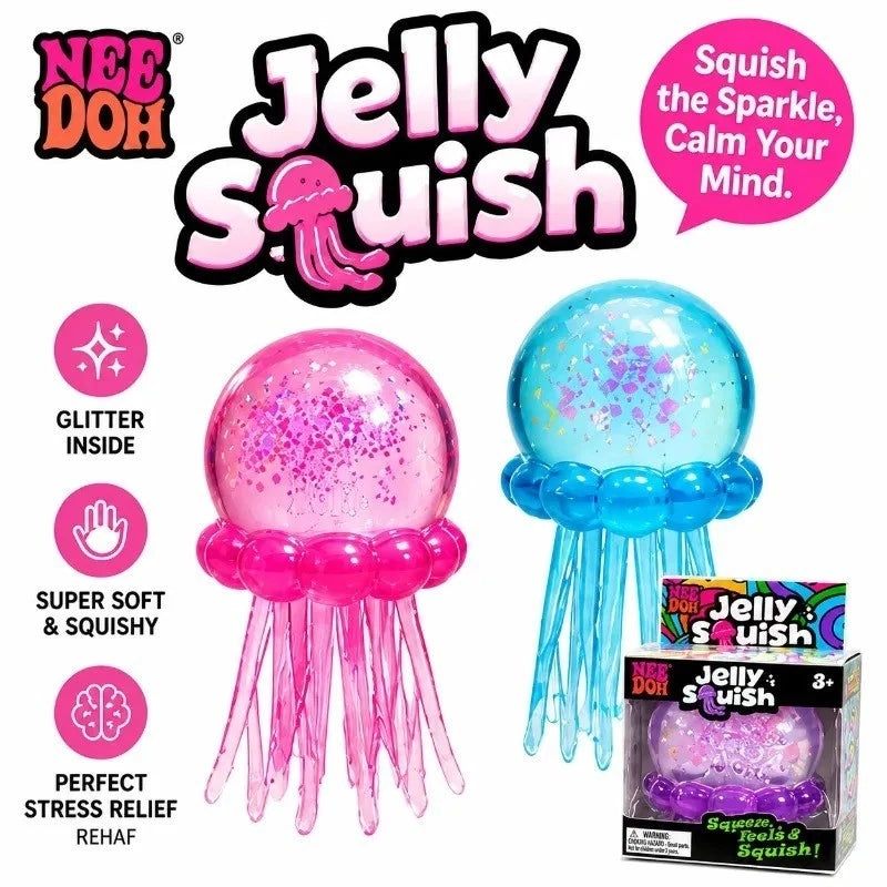 Nee Doh Jellyfish Jelly Squish Stress Toy