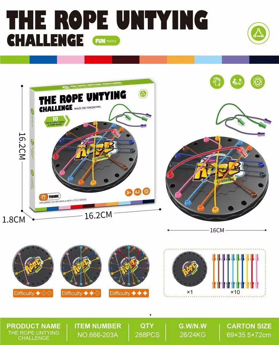 Rope KO Challenge 16x16 cm