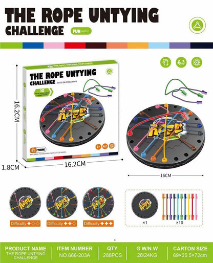 Rope KO Challenge 16x16 cm