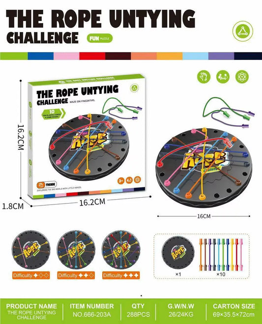 Rope KO Challenge 16x16 cm