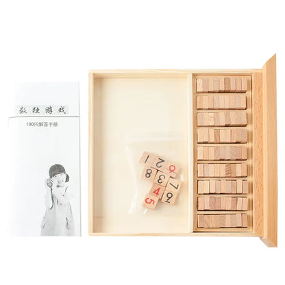 Wooden Sudoku Puzzle Board