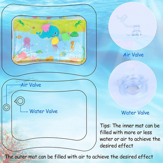 Baby Kids Water Play Mat Toys Inflatable Leakproof