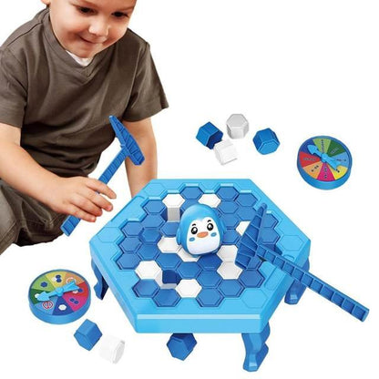 Saving penguins breaking ice game