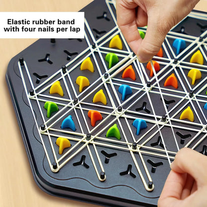 Chain Chess Game, Family Interactive Strategy kids-Adults toy (Large Size)