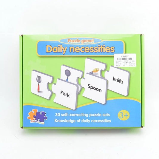 Children Early Education Puzzle daily necessities Games For Kids