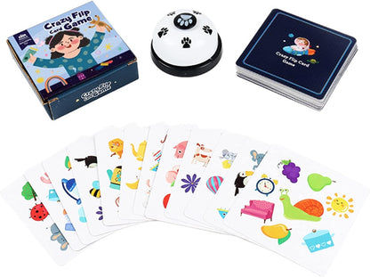 2 in 1 game | spell the word (English version) | Flip card game + Bell