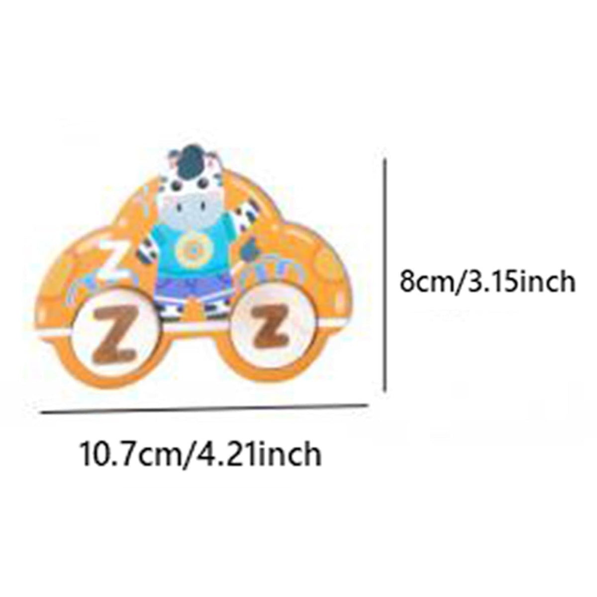 Math Car Letter - Alphabet Flash Cards