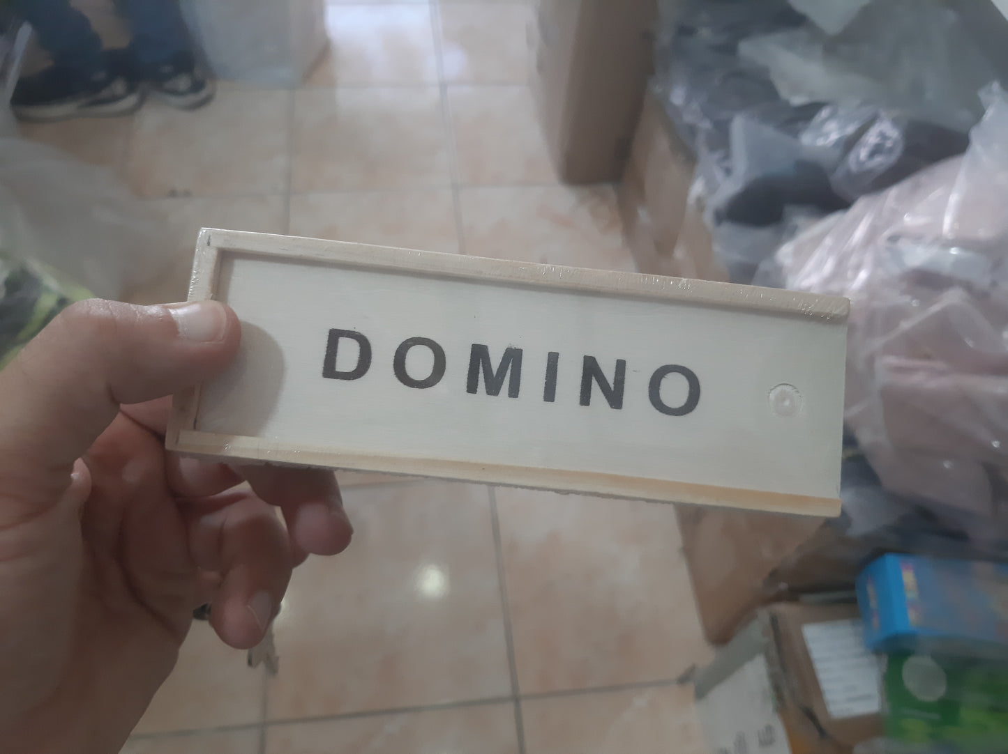 Classic Wooden Dominoes Set