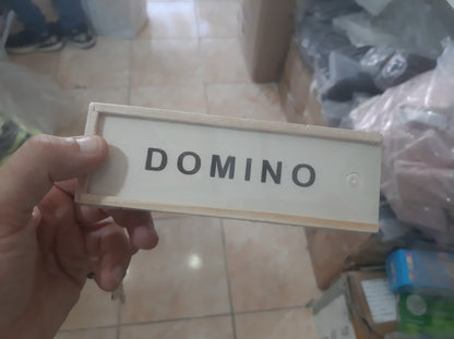 Classic Wooden Dominoes Set