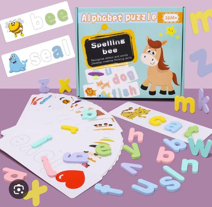 Spelling Bee – Wooden Alphabet Puzzle