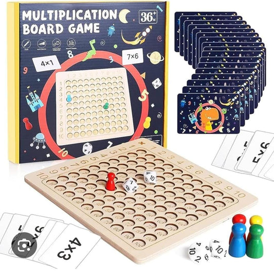 Math enlightenment Wooden Multiply Board Game