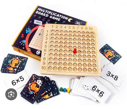 Math enlightenment Wooden Multiply Board Game