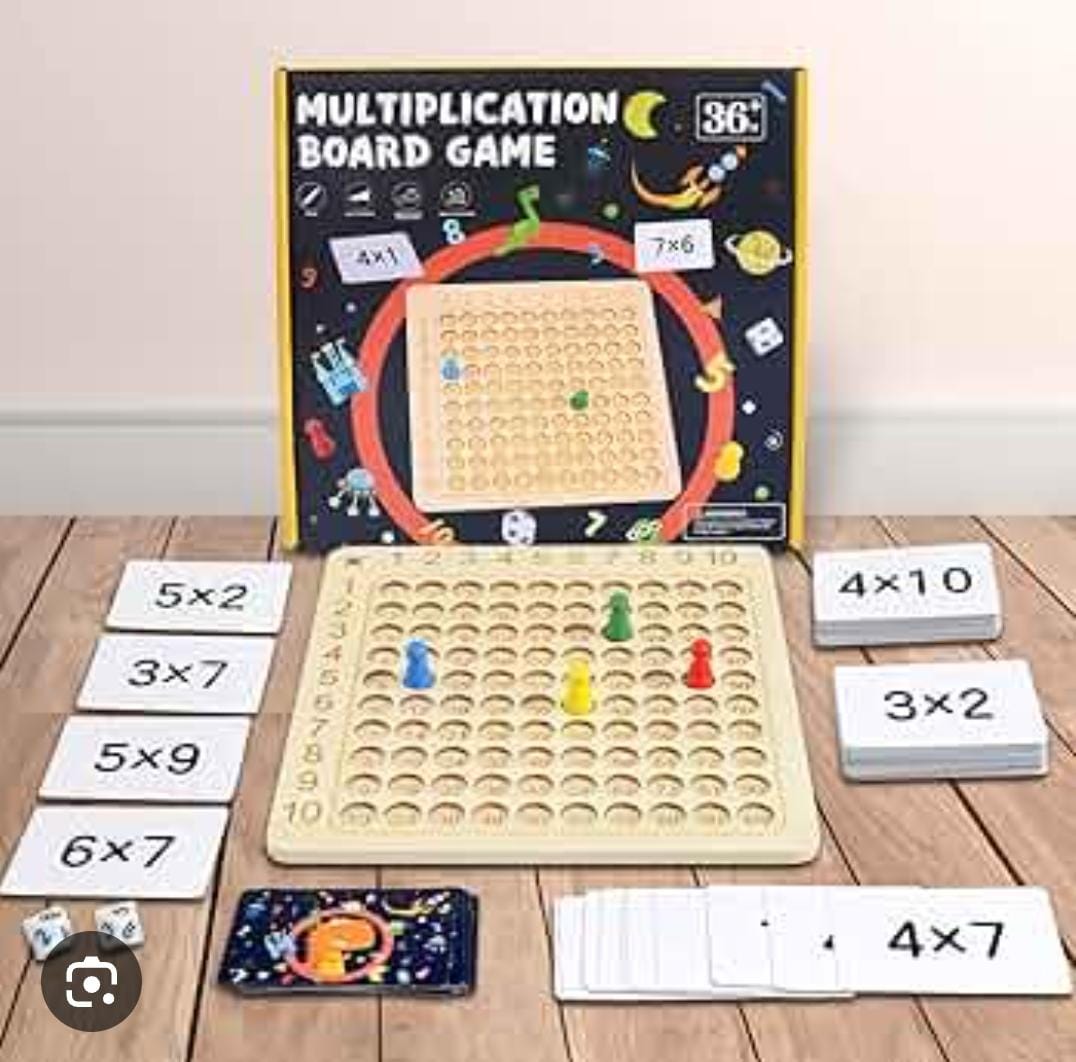 Math enlightenment Wooden Multiply Board Game
