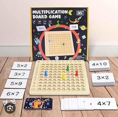 Math enlightenment Wooden Multiply Board Game
