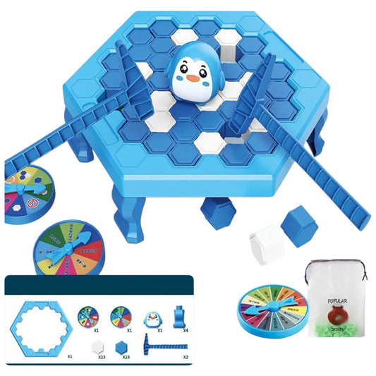 Saving penguins breaking ice game