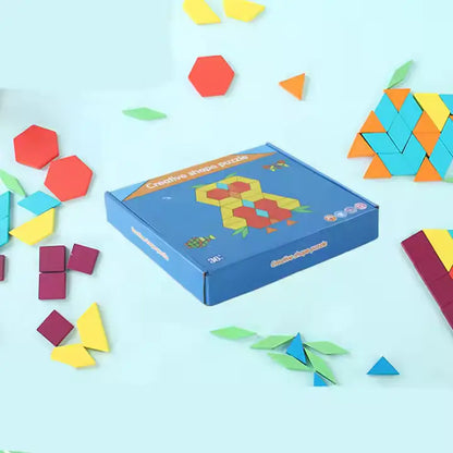 Tangram shape game