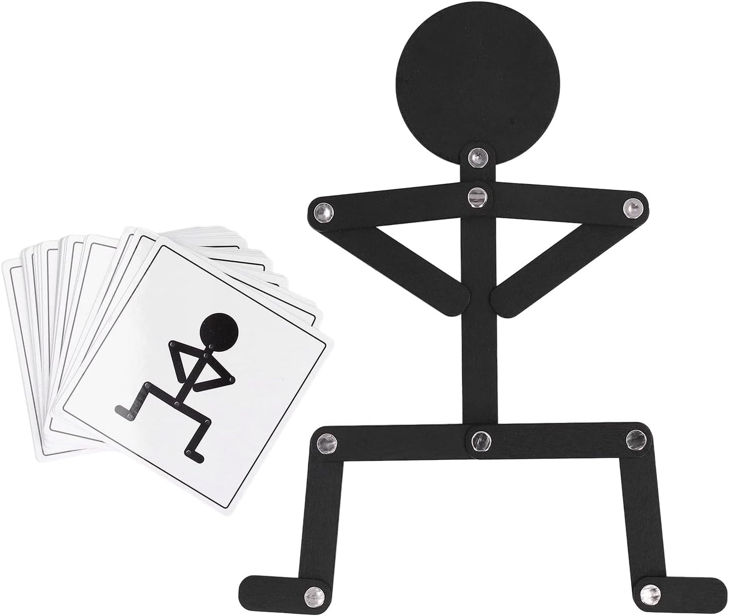 Wooden Stickman Toy, Stick Bot, Educational Stickman Toy,Montessori Toy