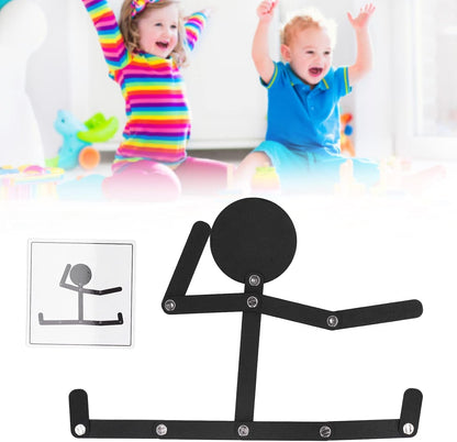 Wooden Stickman Toy, Stick Bot, Educational Stickman Toy,Montessori Toy